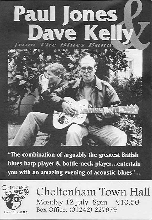 Paul Jones and Dave Kelly Flyer